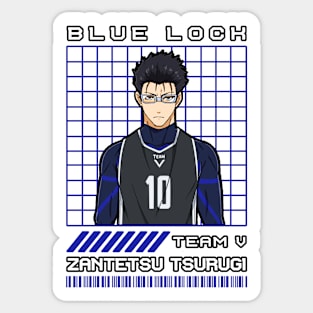 ZANTETSU TSURUGI - TEAM A Sticker